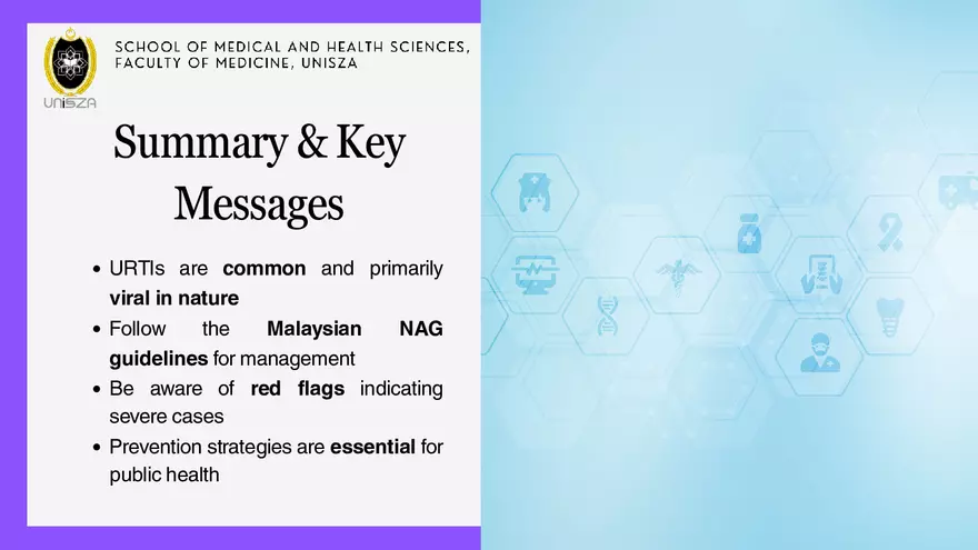 Presentation - Upper Respiratory Tract Infections - Page 12