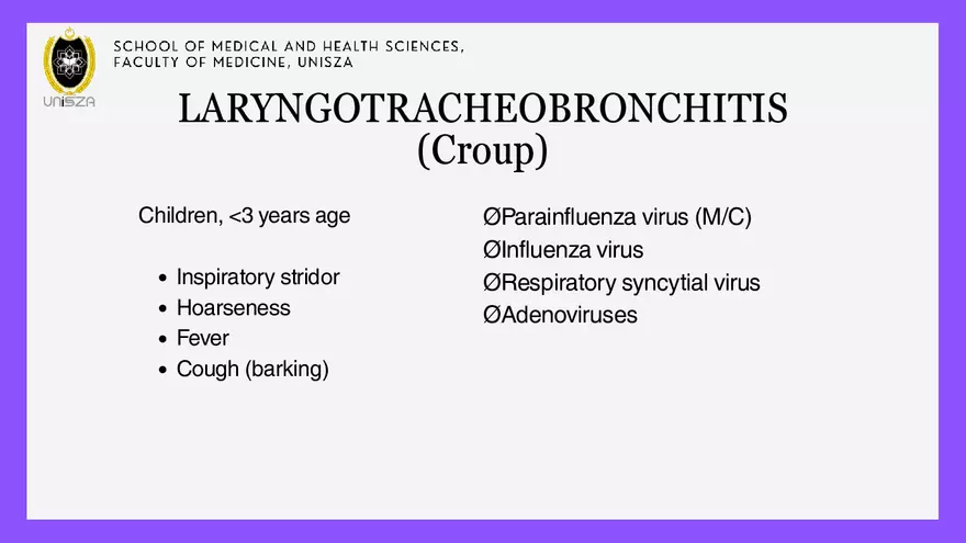 Presentation - Upper Respiratory Tract Infections - Page 21