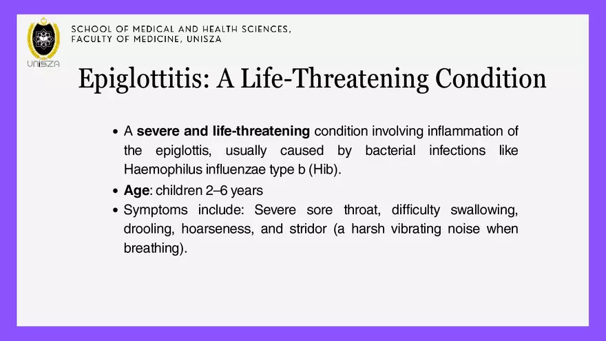Presentation - Upper Respiratory Tract Infections - Page 3
