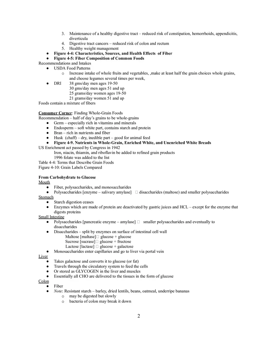 Chapter 4: The  Carbohydrates - Page 2