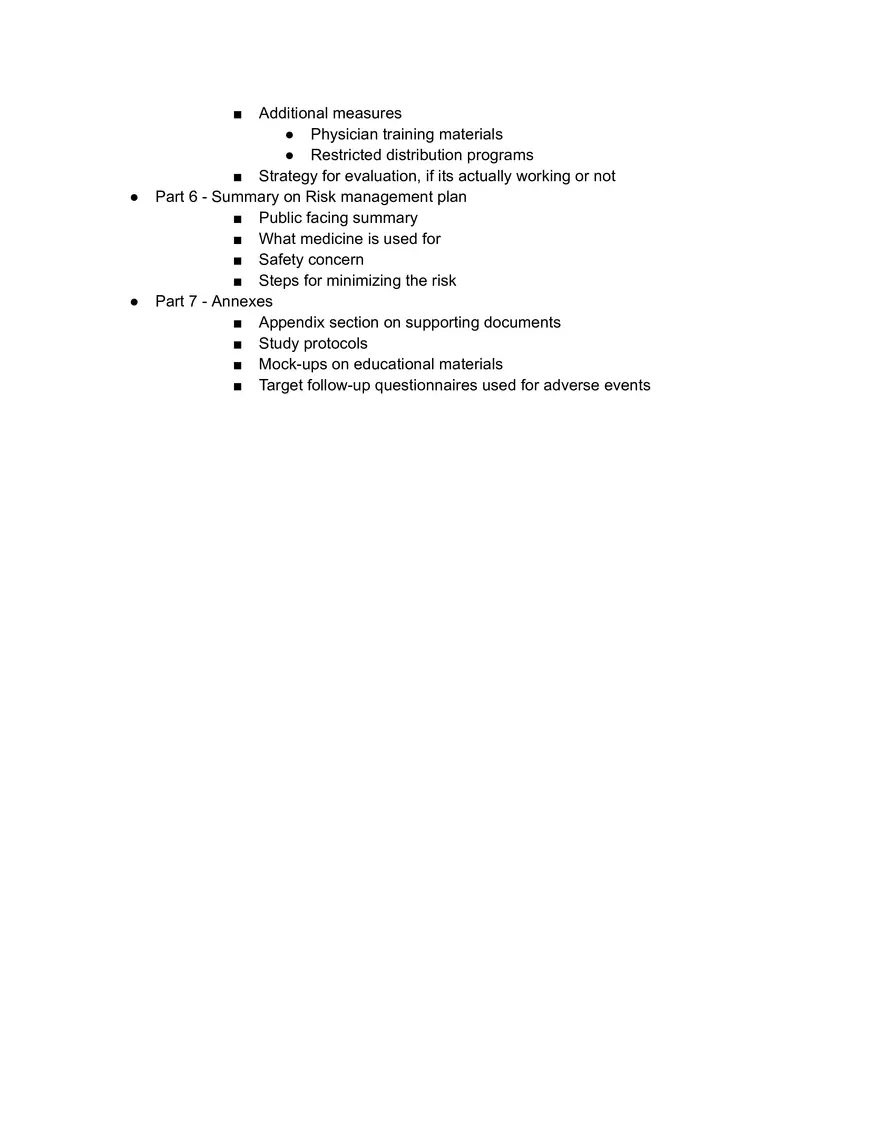 Risk Management Plan Parts and Modules - Page 3
