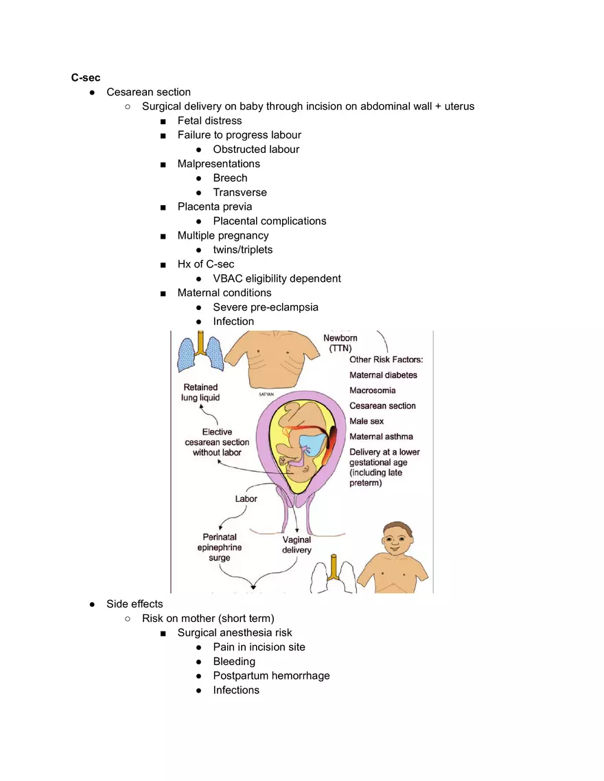 Cesarean Section - Page 1
