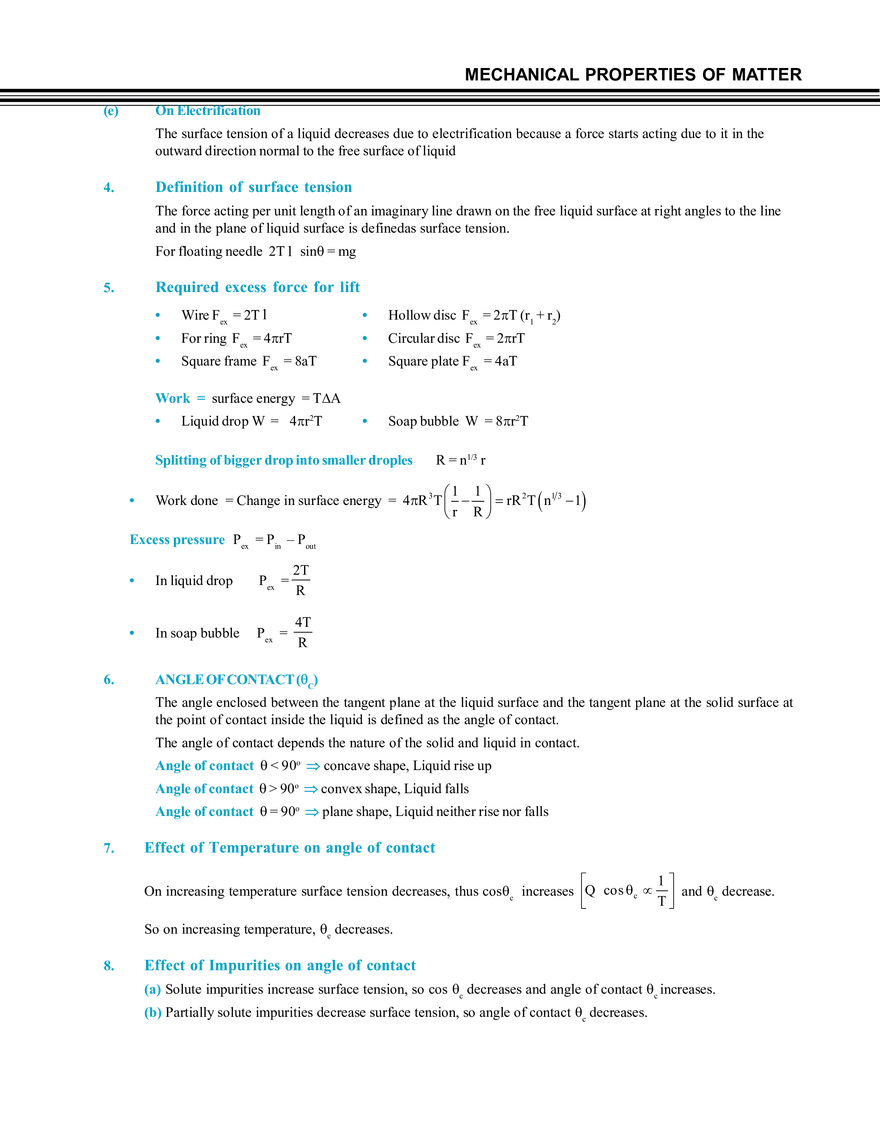 Tips & Formulas Surface Tension - Page 2
