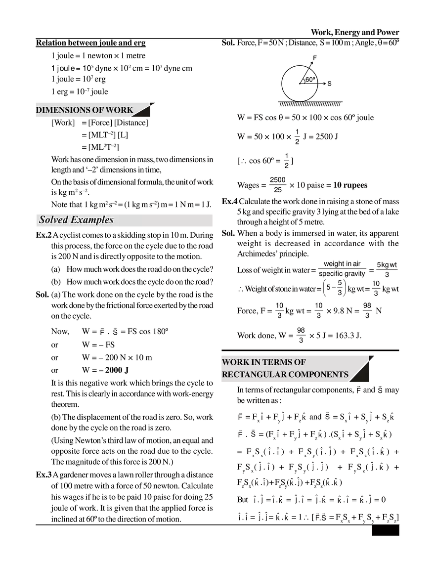 Work, Energy and Power - Page 10