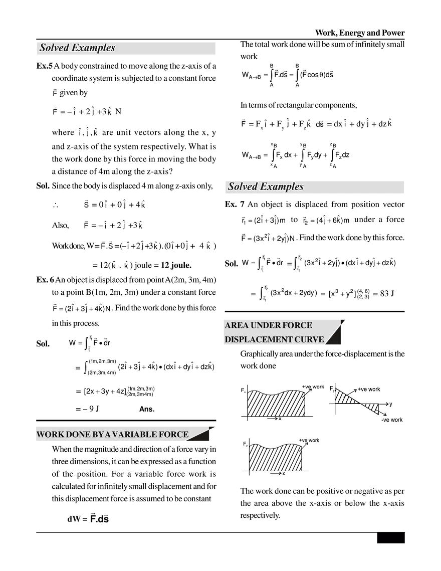 Work, Energy and Power - Page 11