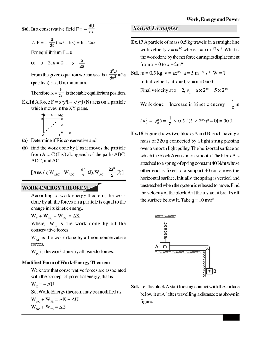 Work, Energy and Power - Page 4