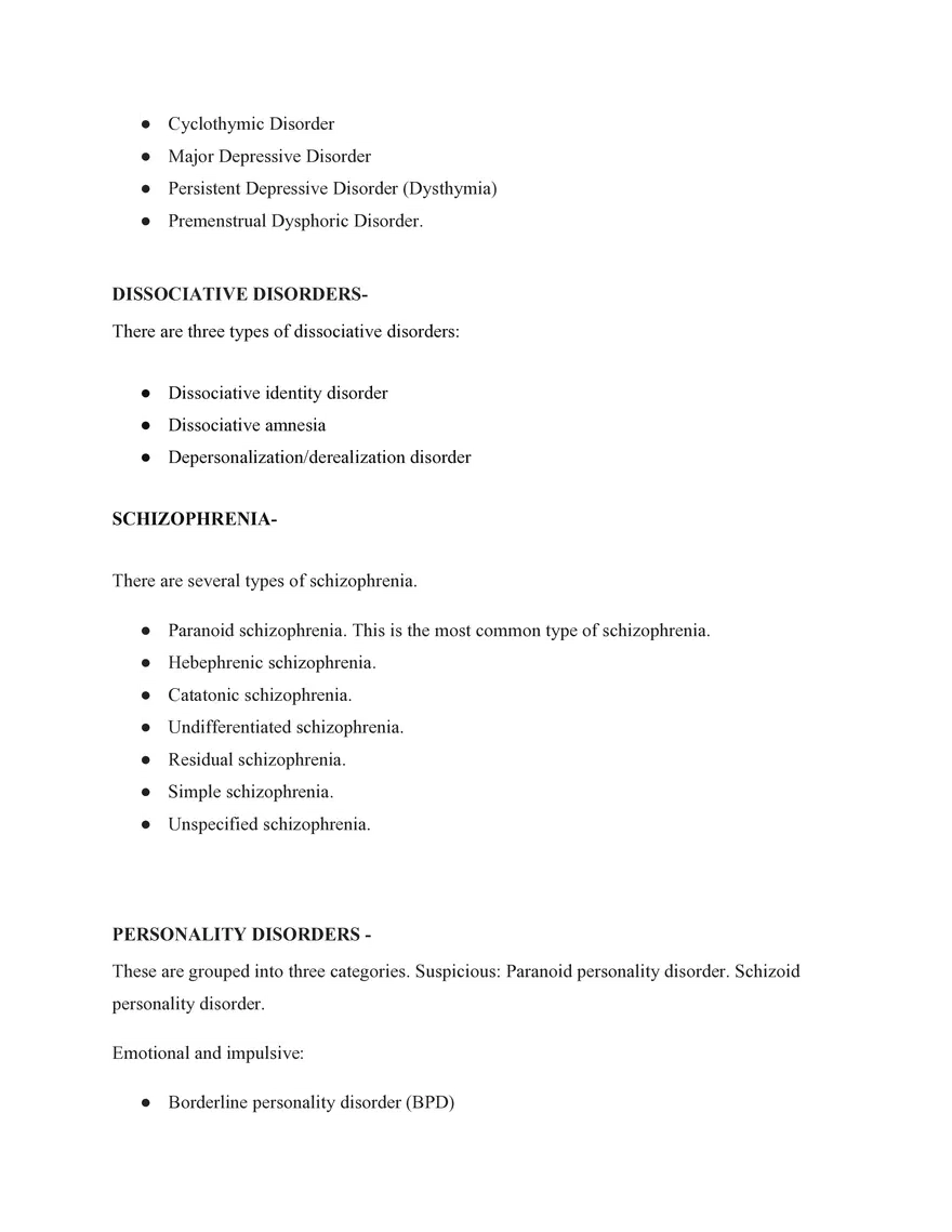 Psychology  9. Psychological Disorders - Page 2