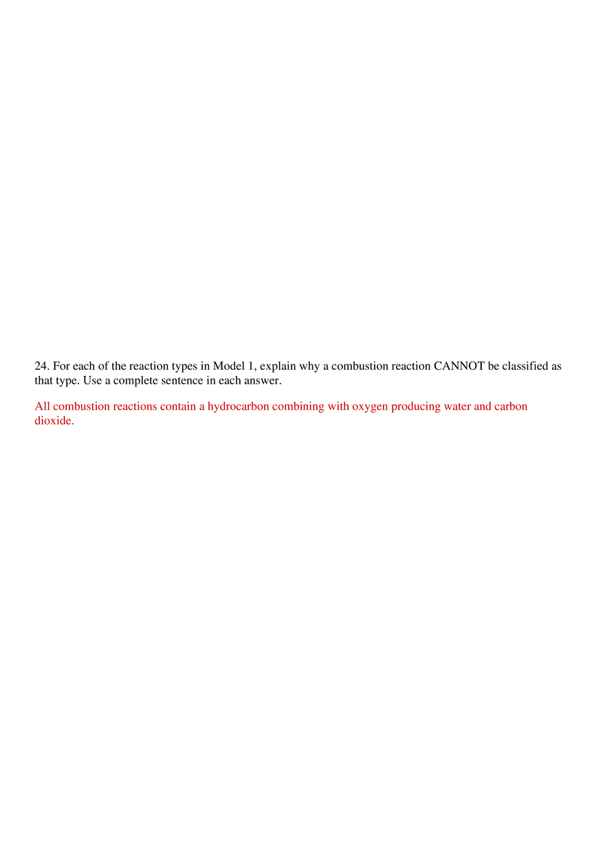 Types of Chemical Reactions Key - Page 6