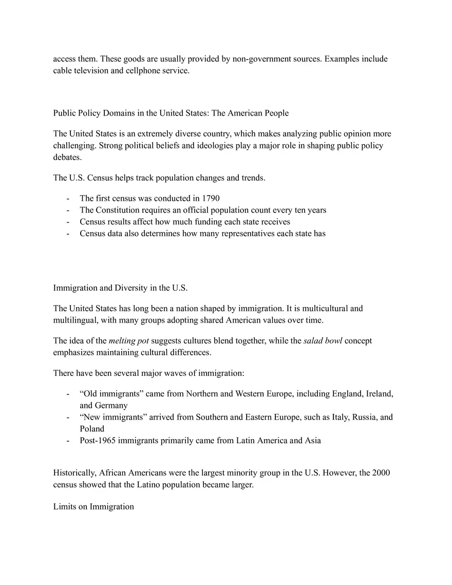 Chapter 16 Notes - Public Policy - Page 2