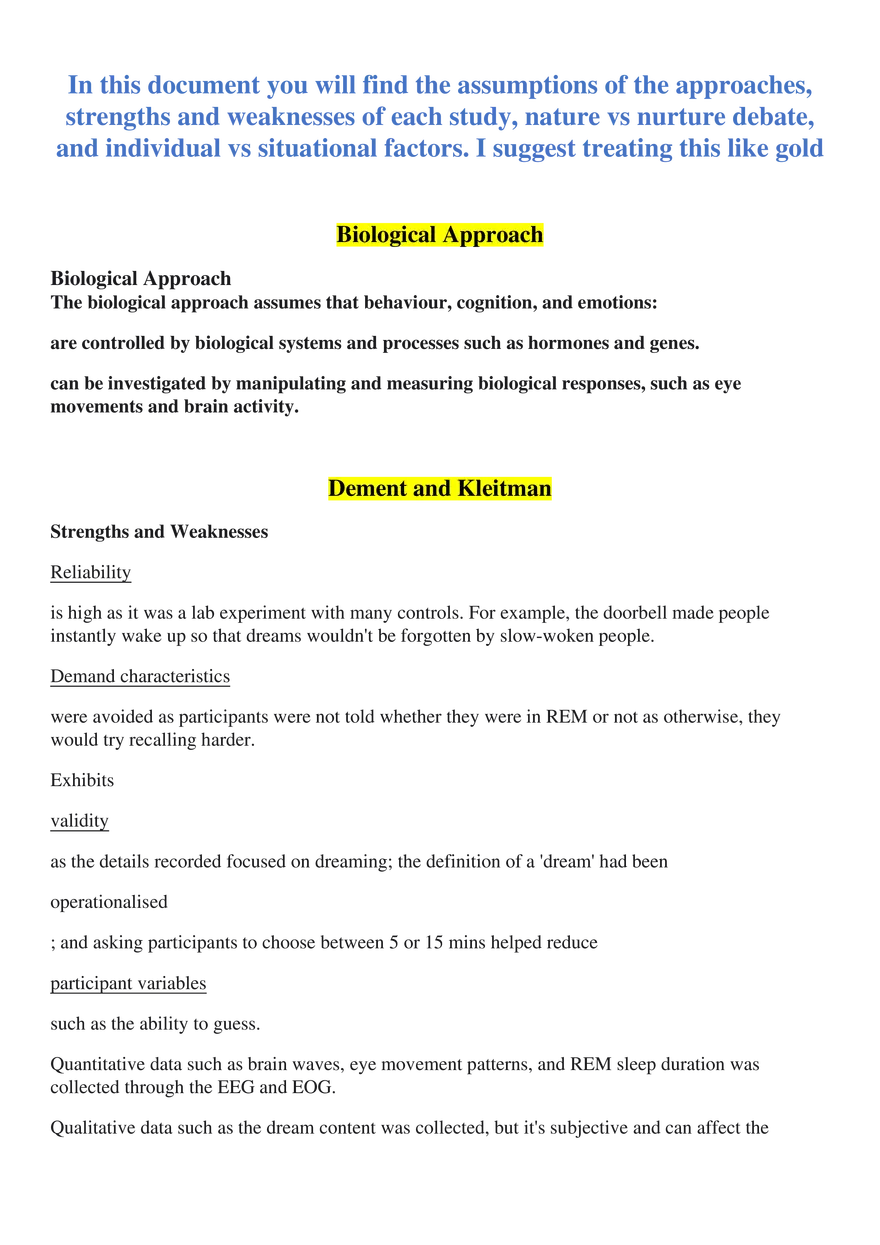 Nature Vs Nurture Debate - Page 1