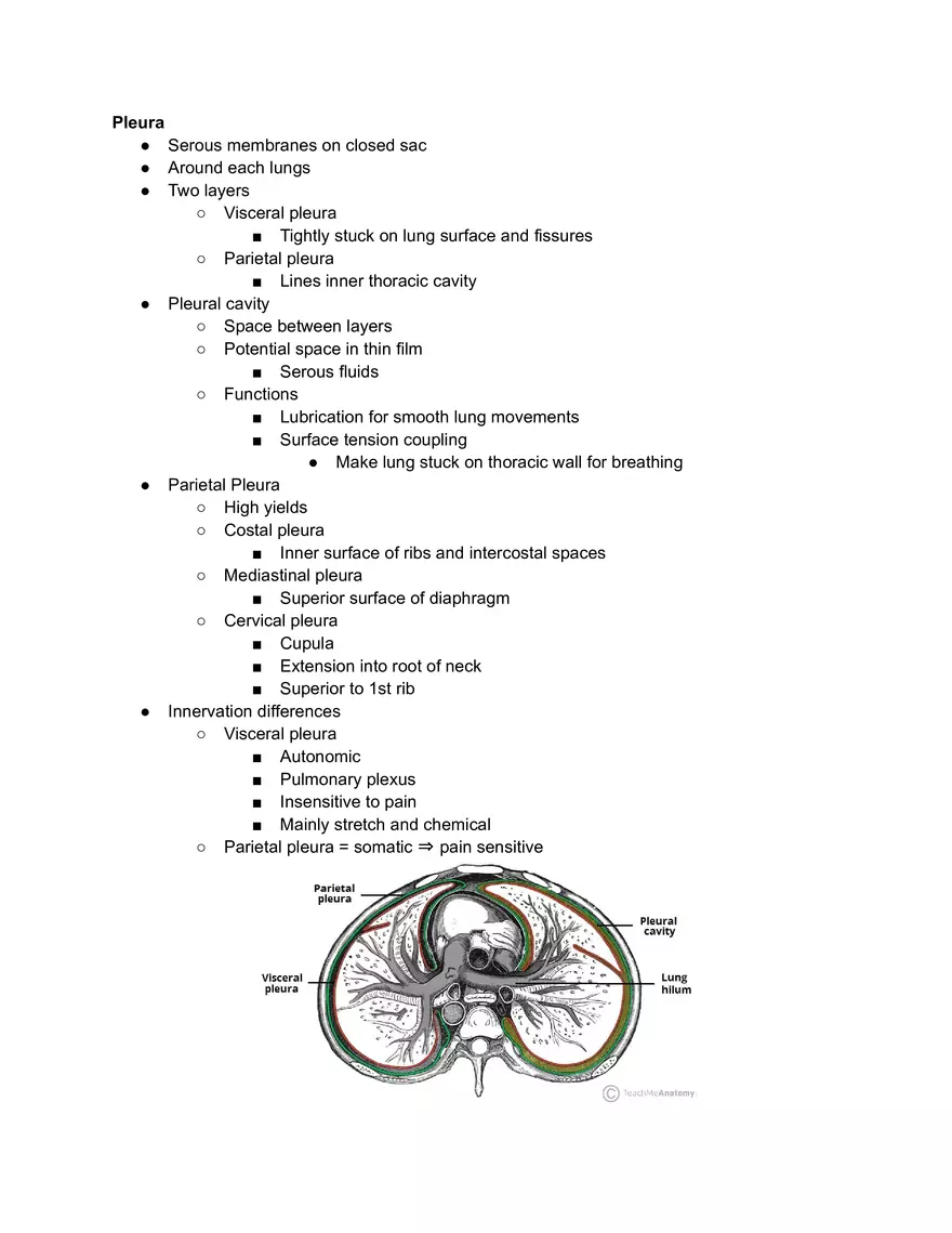 Pleural Cavity - Page 1