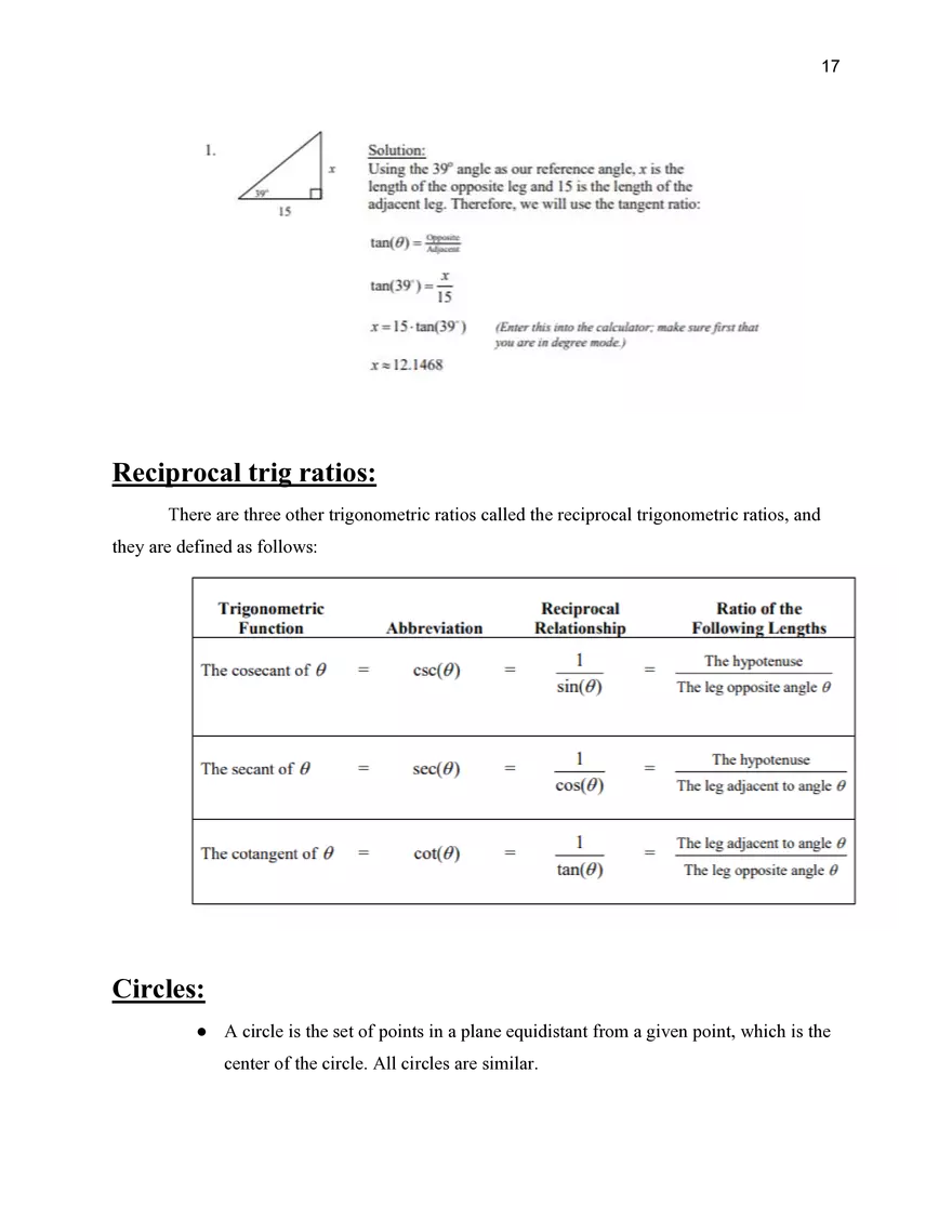 Geometry Study Guide - Page 9