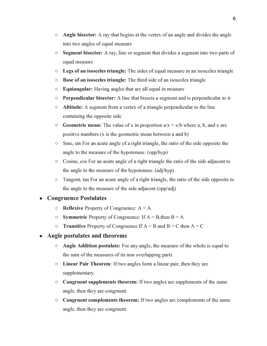 Geometry Study Guide - Page 24
