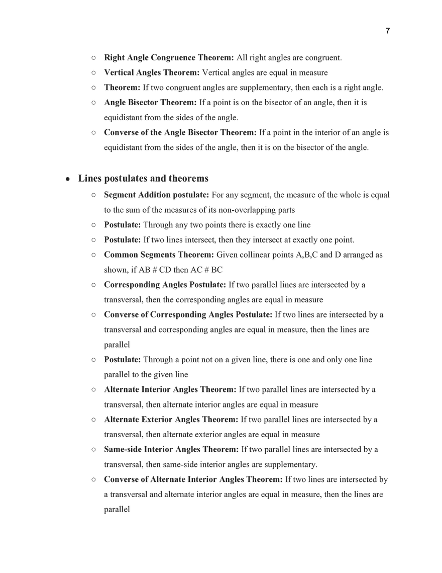 Geometry Study Guide - Page 25