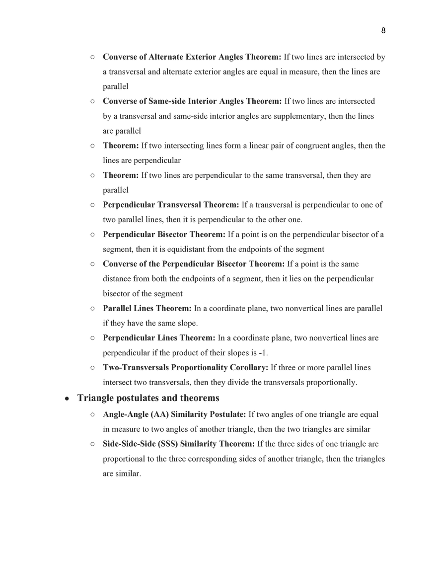 Geometry Study Guide - Page 26