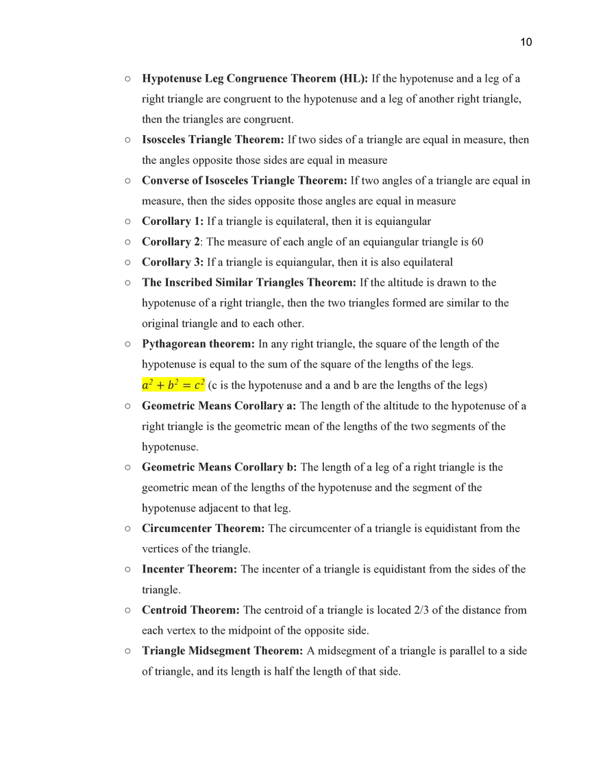 Geometry Study Guide - Page 28