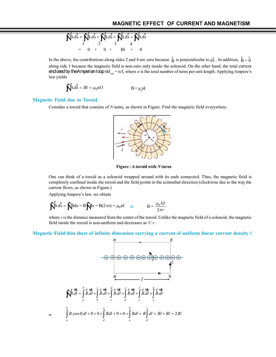 Magnetic Effect of Current and Magnetism - Page 22