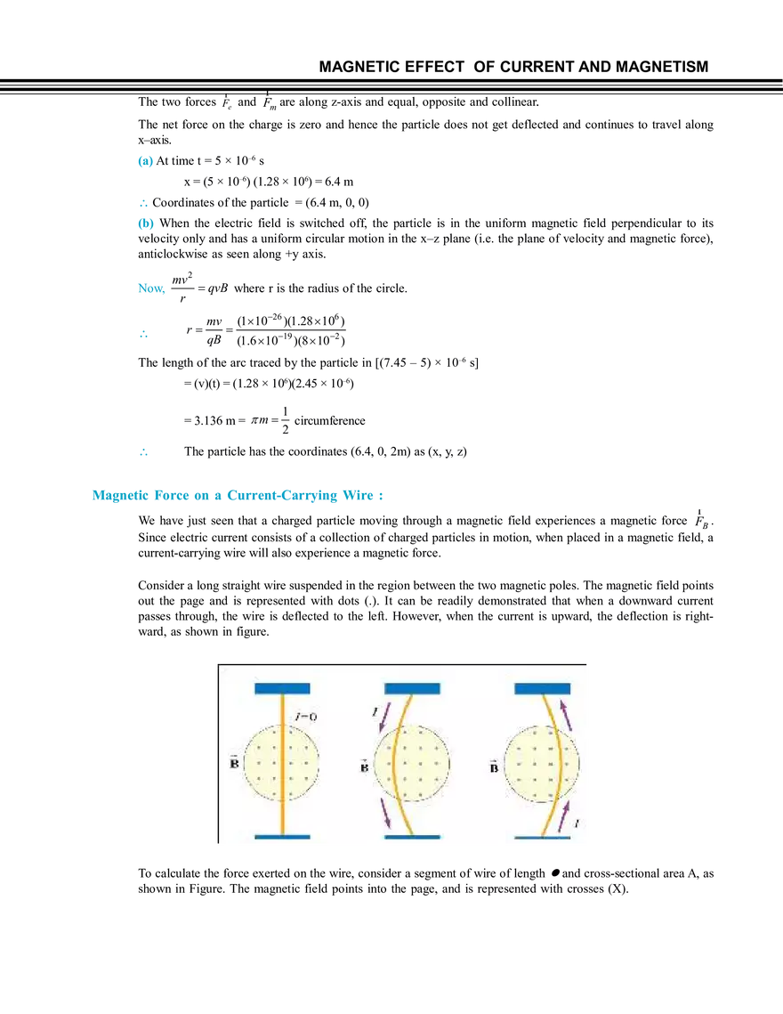Magnetic Effect of Current and Magnetism - Page 33