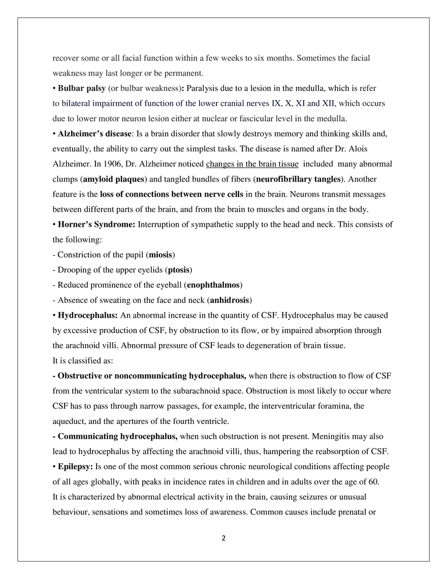 Disorders Associated With CNS - Page 2