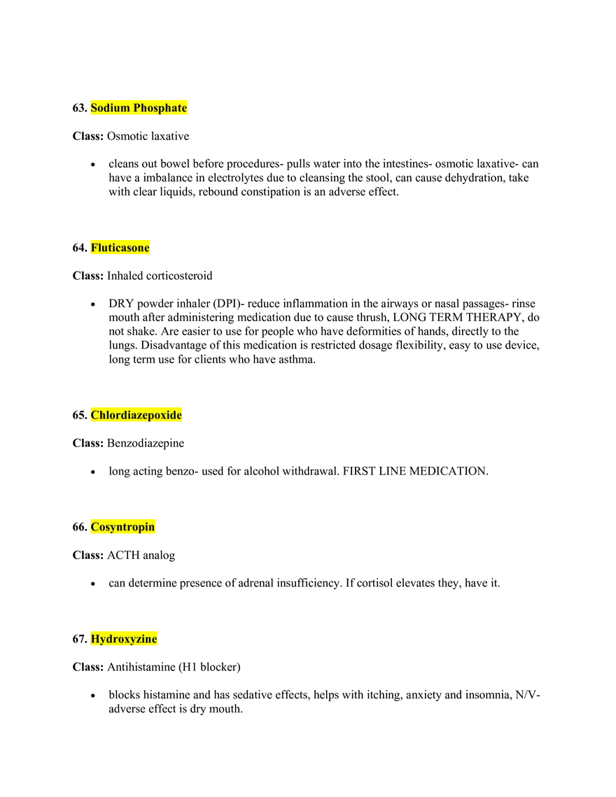 Pharmacology Study Guide - Page 7