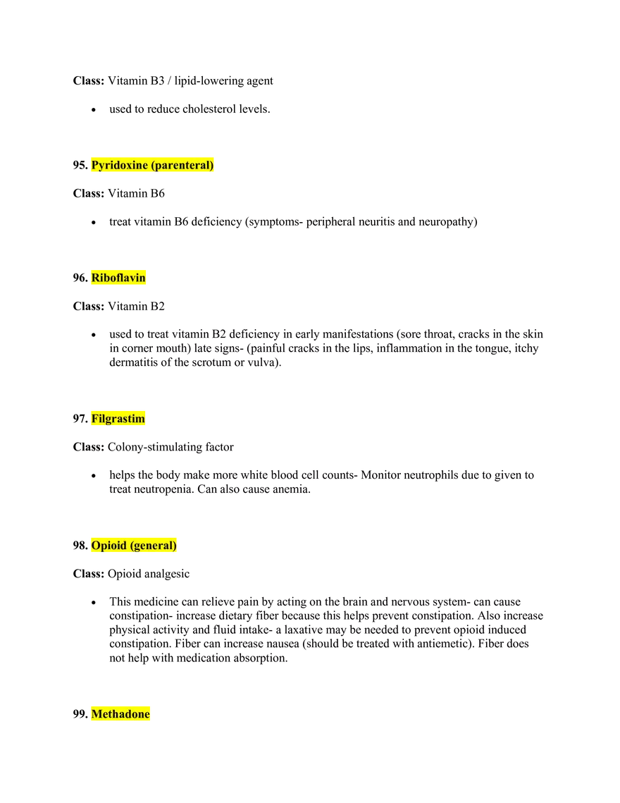 Pharmacology Study Guide - Page 15