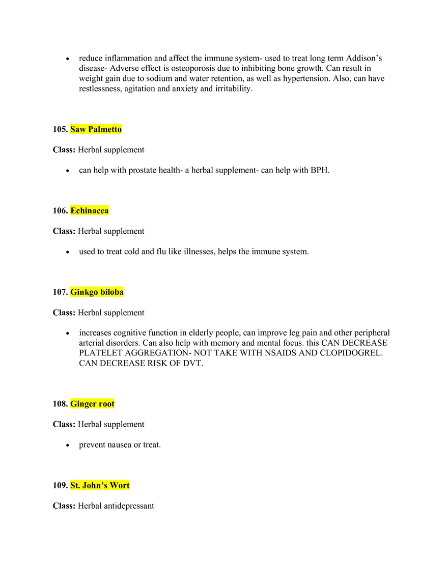 Pharmacology Study Guide - Page 17