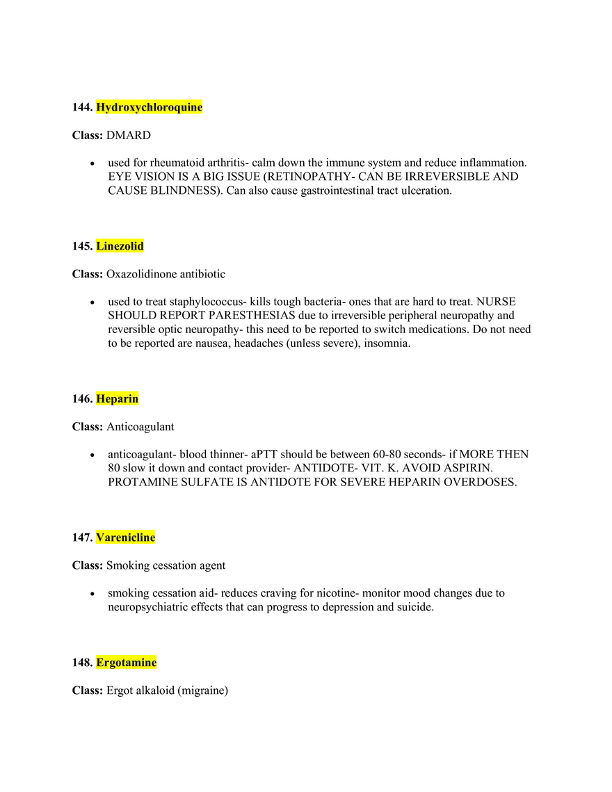 Pharmacology Study Guide - Page 27