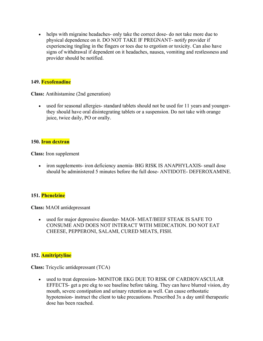 Pharmacology Study Guide - Page 28