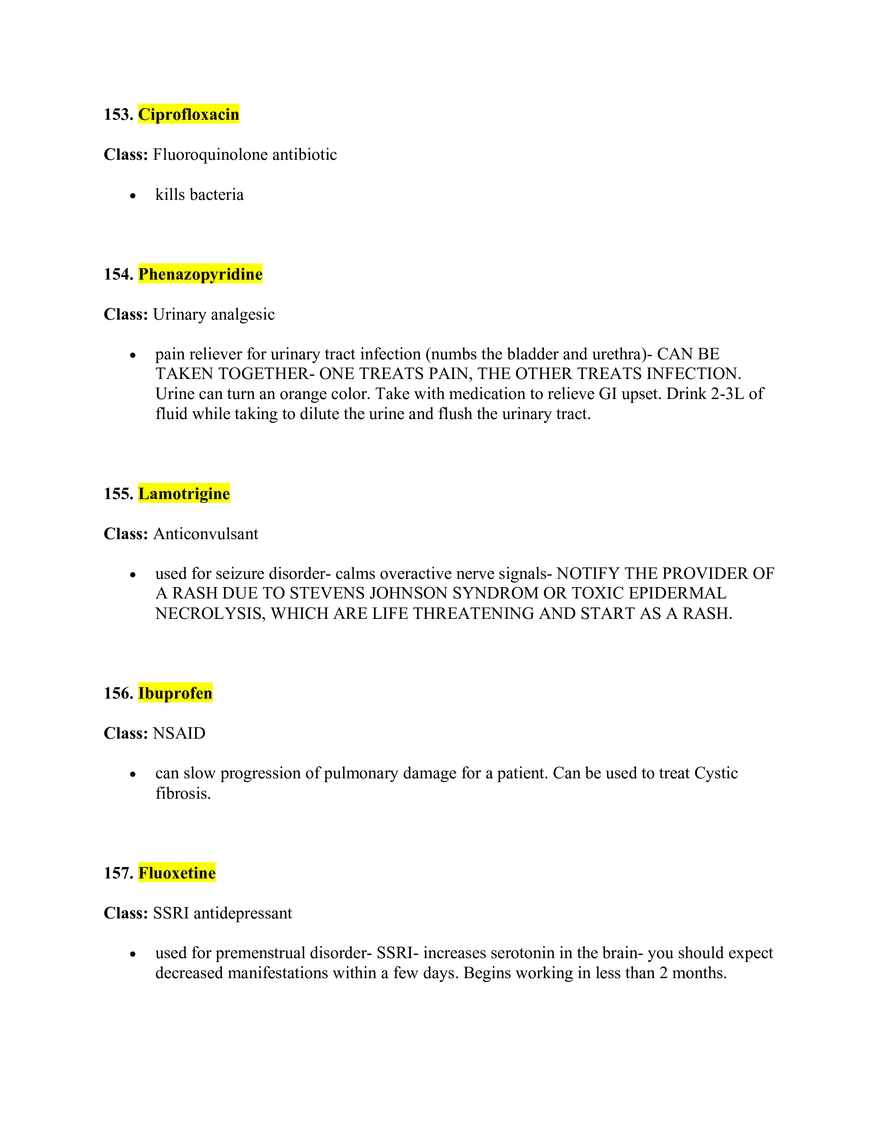 Pharmacology Study Guide - Page 29