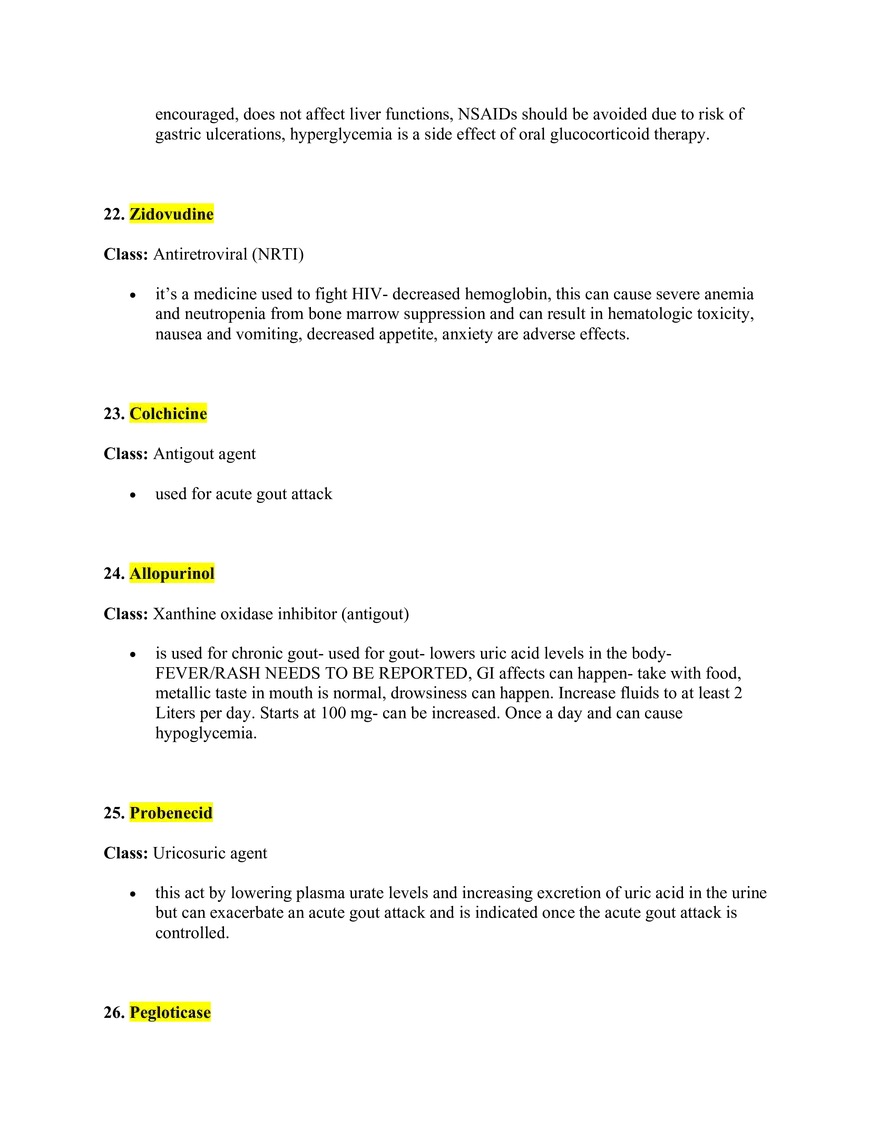 Pharmacology Study Guide - Page 33