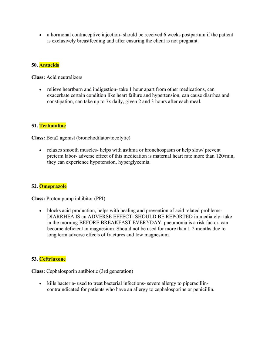Pharmacology Study Guide - Page 4