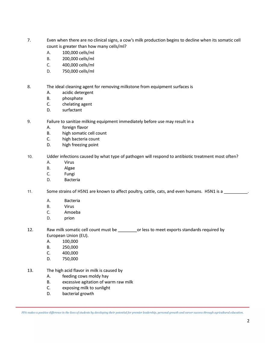 2025 Quality Milk Production MN STATE - Page 2