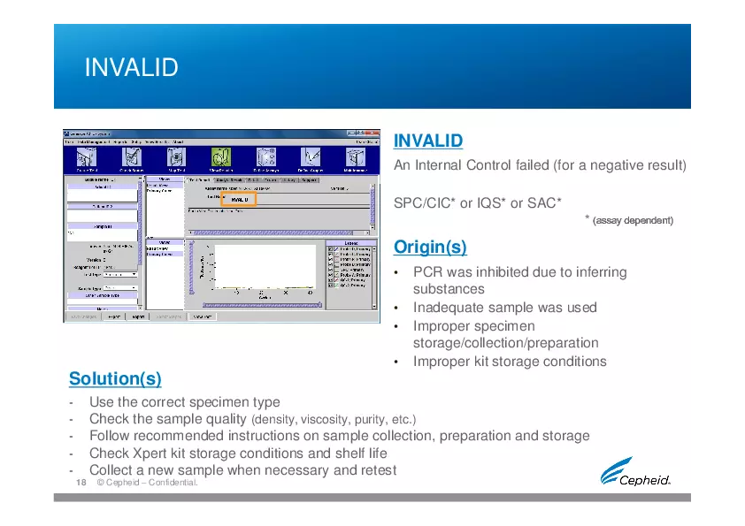 Troubleshooting Gene Expert Machine - Page 8