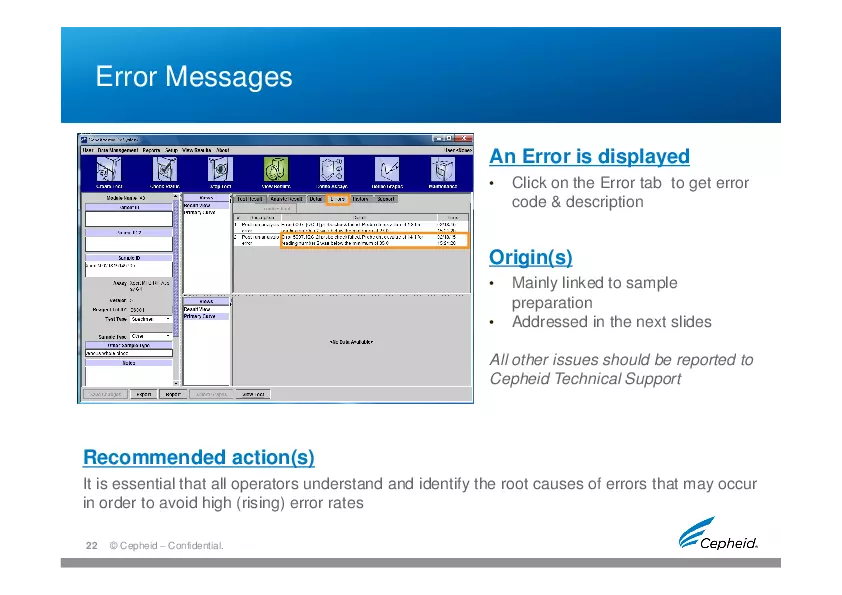 Troubleshooting Gene Expert Machine - Page 12