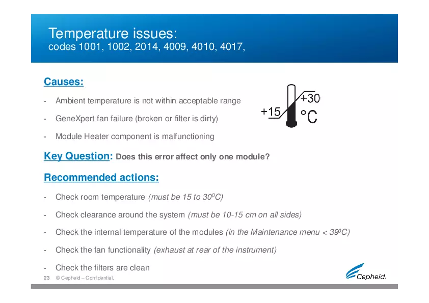 Troubleshooting Gene Expert Machine - Page 14