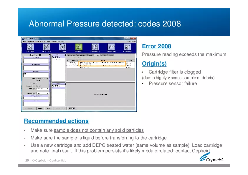 Troubleshooting Gene Expert Machine - Page 16