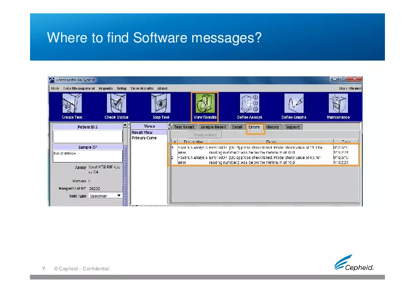 Troubleshooting Gene Expert Machine - Page 24