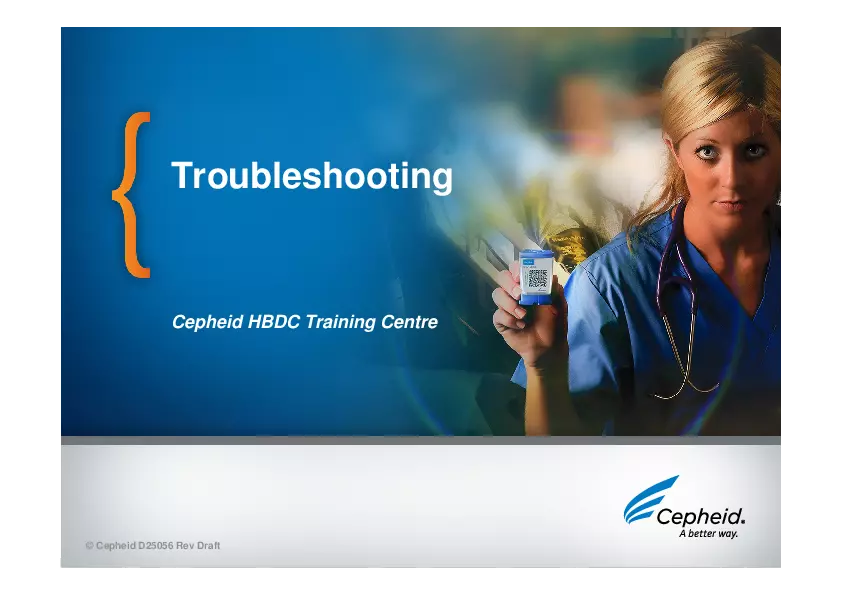 Troubleshooting Gene Expert Machine - Page 1