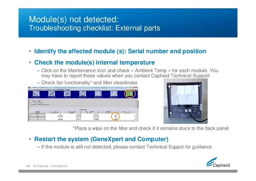 Troubleshooting Gene Expert Machine - Page 5