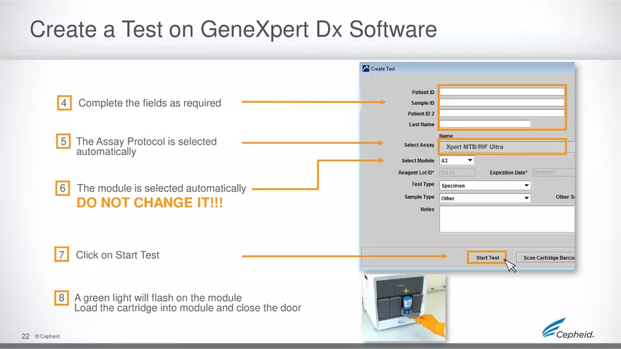 How to Run Gene Expert Machine for MTB - Page 15