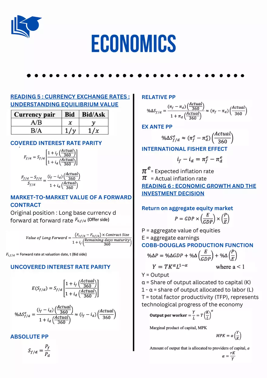 CFA Level 2: Education Quick Sheet - Page 19