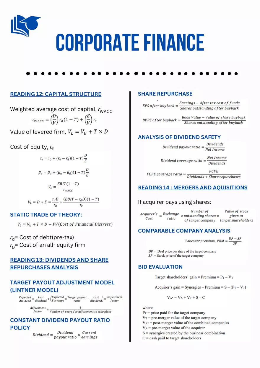 CFA Level 2: Education Quick Sheet - Page 23