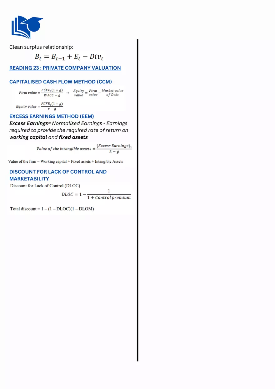 CFA Level 2: Education Quick Sheet - Page 6