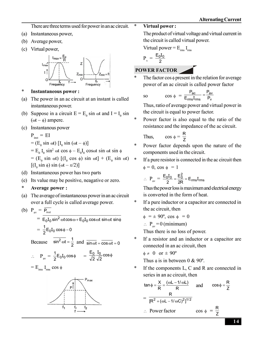 Alternating Current Notes - Page 6