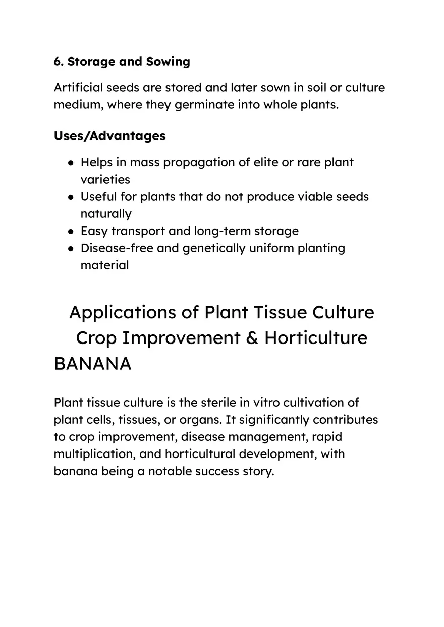 Production of Artificial Seeds - Page 2