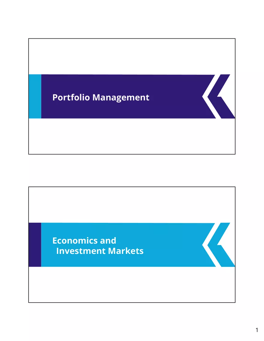 Portfolio Management Masterclass - Page 1