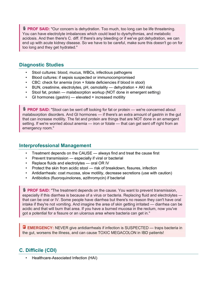 Lower GI: Study Guide Final - Page 13