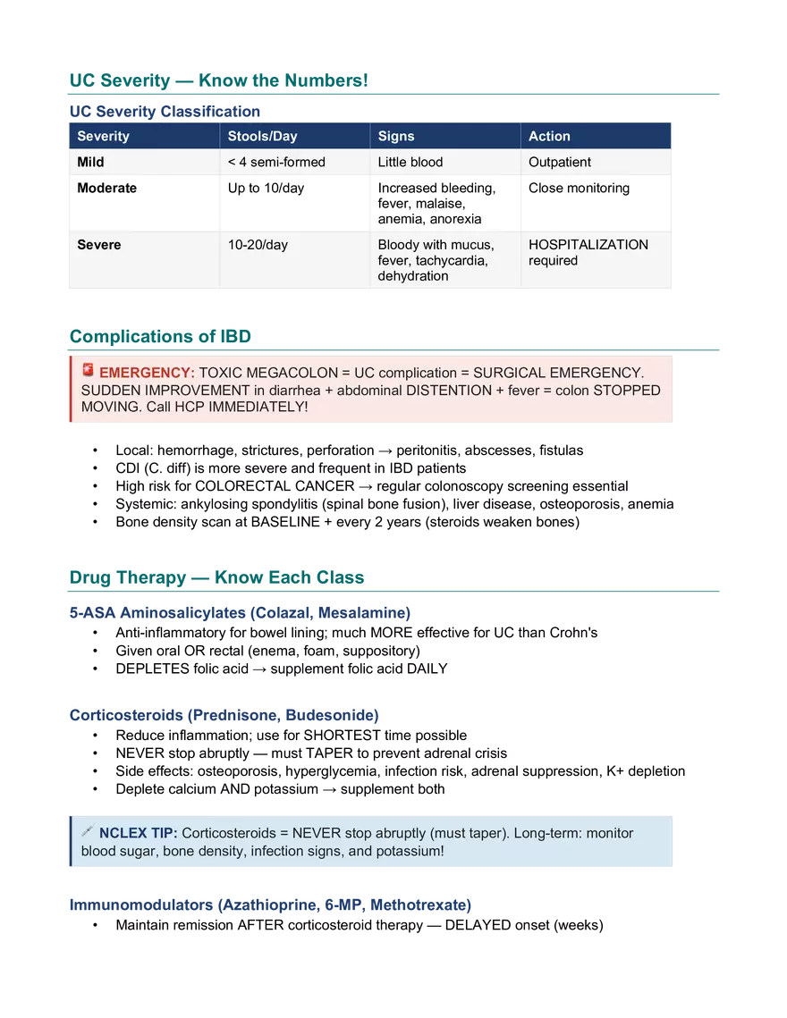 Lower GI: Study Guide Final - Page 25
