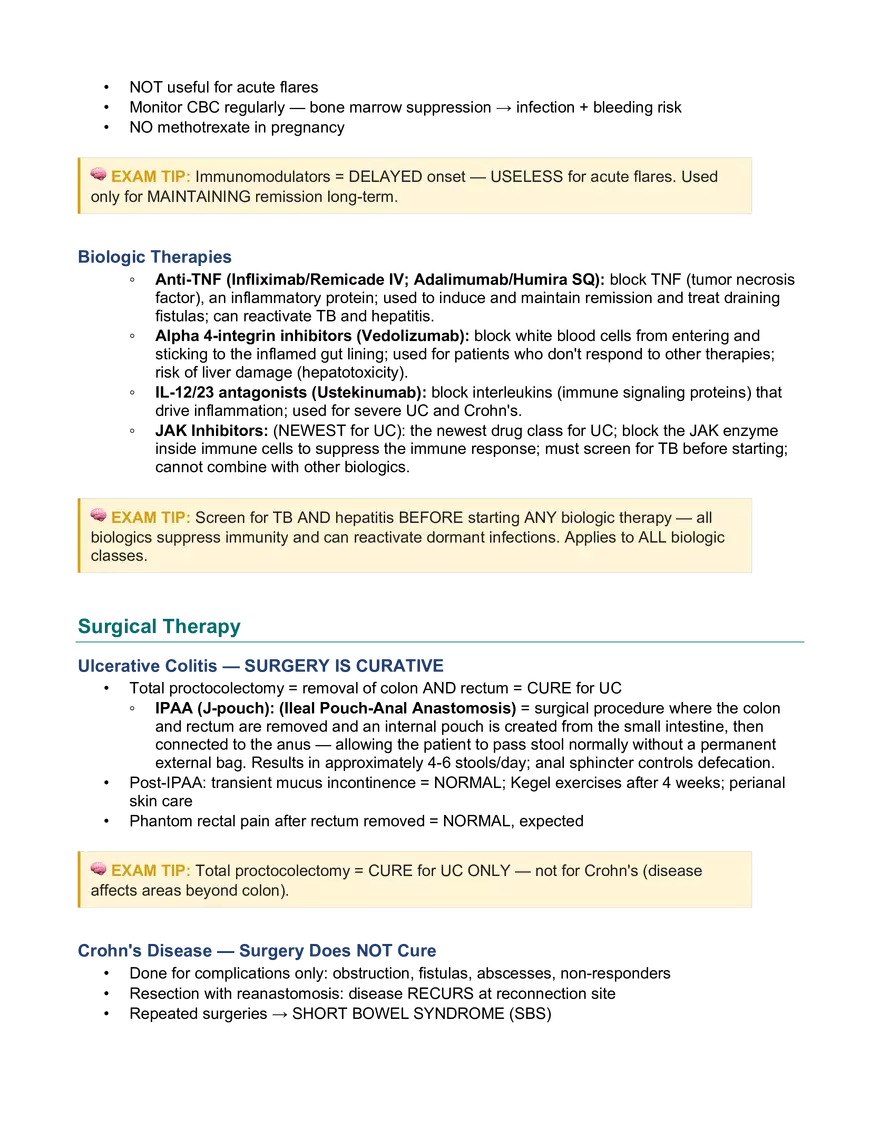 Lower GI: Study Guide Final - Page 26