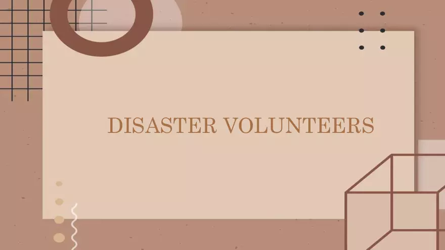 Disaster Volunteers - Page 1